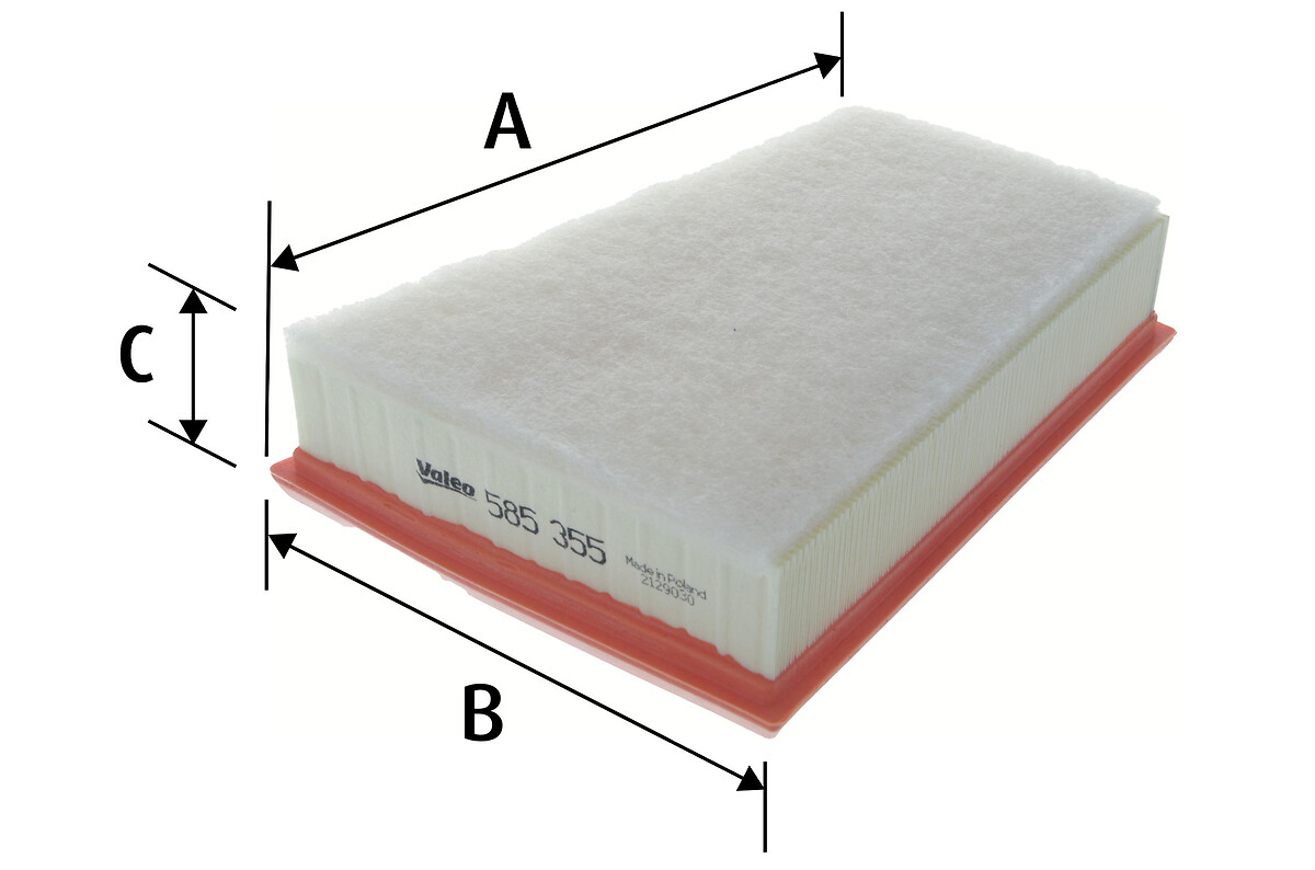 Filtro aria - 585355 VALEO